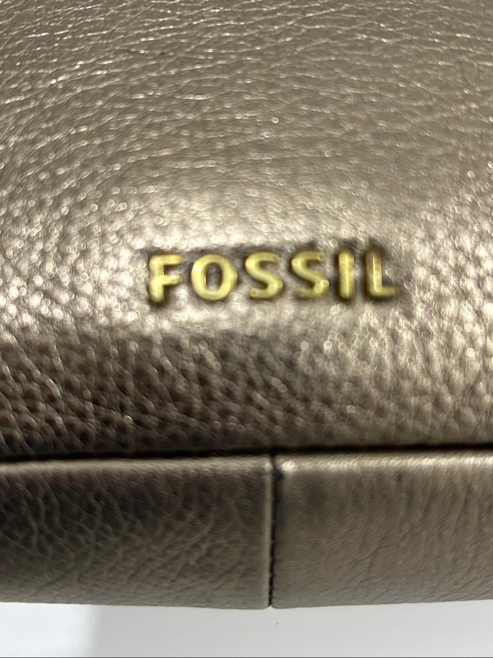 Fossil Piper Toaster Crossbody with Metallic Foil Finished Leather & Key Charm - Picture 12 of 17